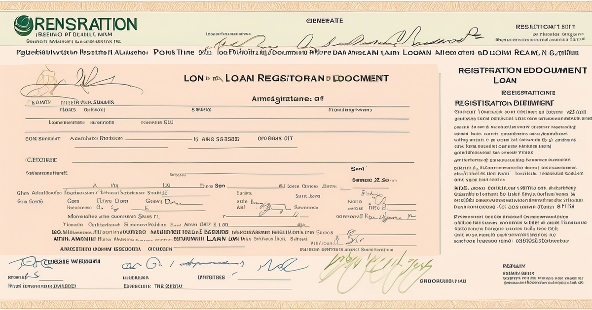 What are Registration Loans?